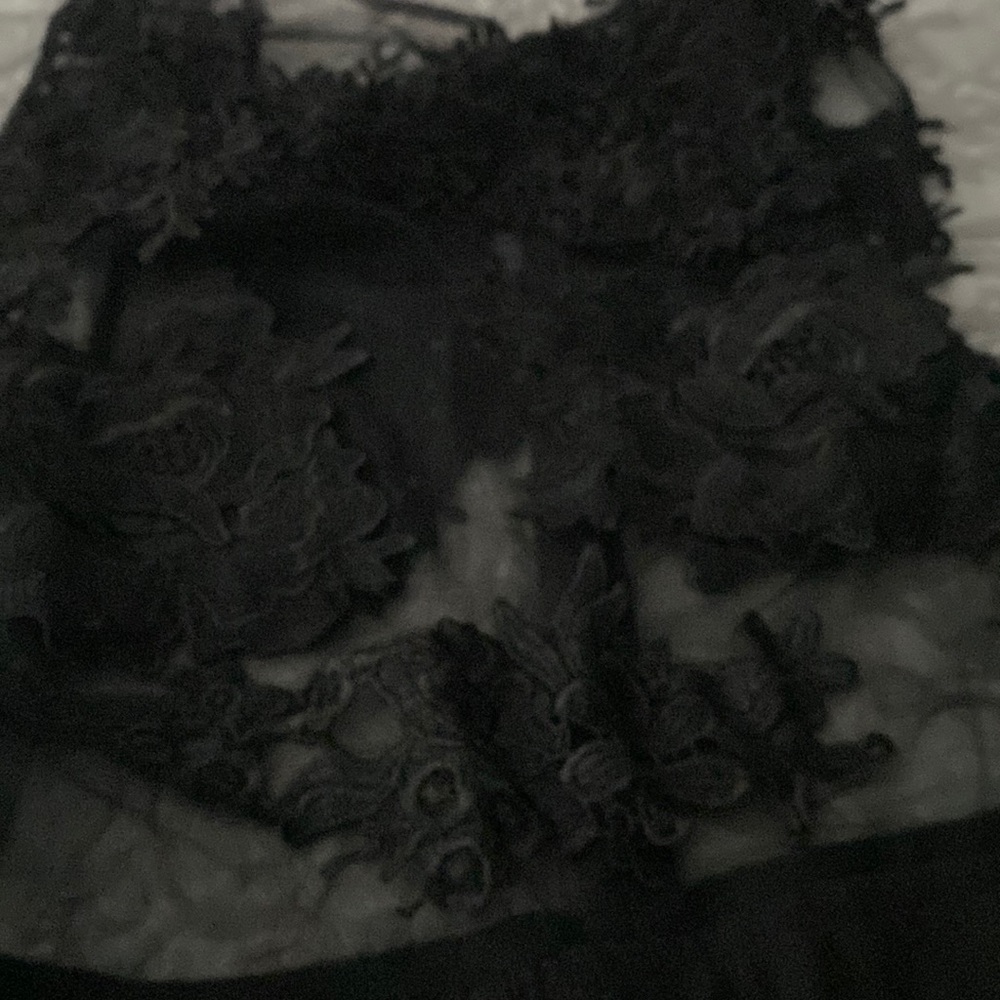 Black lace jumpsuit